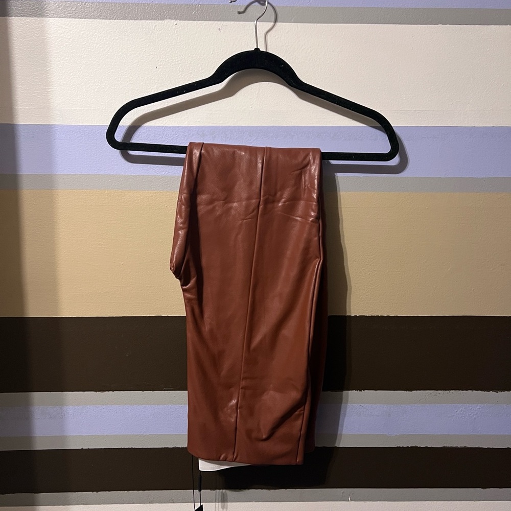 FASHION NOVA faux leather leggings